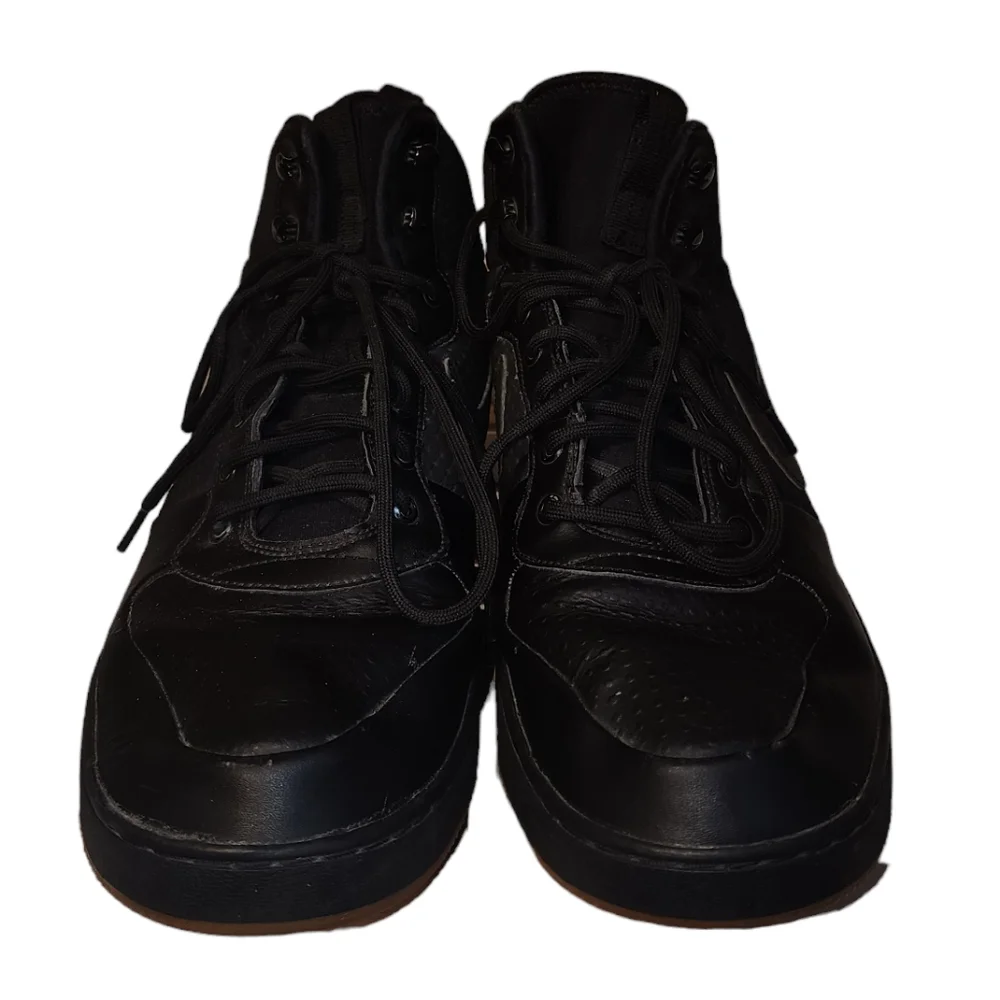 Nike Ebernon Mid Winter Men's Water Resistant Sneakers Nike AQ8754-001 Black/Gum - Picture 4 of 7
